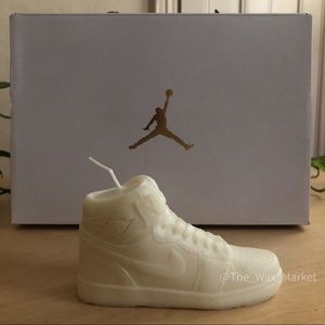 Air Jordan 1 candle in ivory
